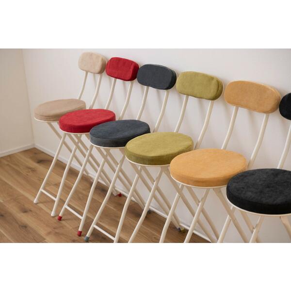 フォールディング ハイチェア ベージュ 折りたたみ カウンターチェアー コンパクト 椅子 イス いす 完成品 お洒落 可愛い かわいい チェアー 軽量 パイプ椅子 |  | 05