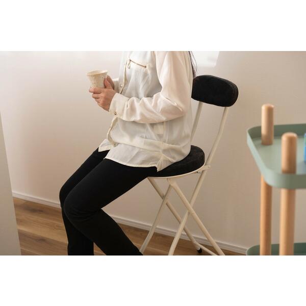 フォールディング ハイチェア ブラック 折りたたみ カウンターチェアー コンパクト 椅子 イス いす 完成品 お洒落 可愛い かわいい チェアー 軽量 パイプ椅子 |  | 13