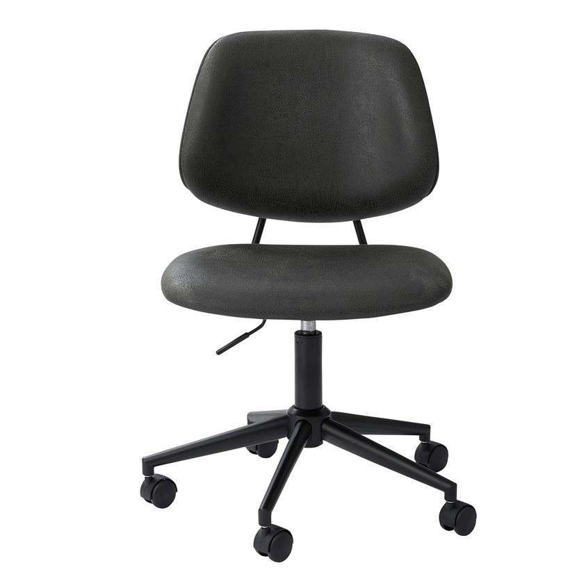 デスクチェア ブラック ワークチェア パソコンチェア 椅子 イス 学習椅子 回転式 昇降機能 キャスター付き 在宅勤務 リモートワーク 高級感 オフィスチェア |  | 02