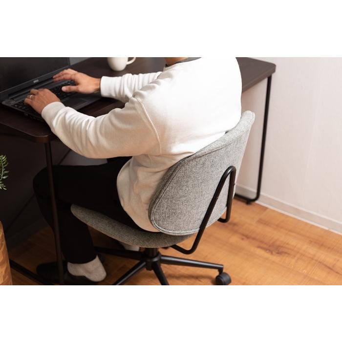 デスクチェア グレー ワークチェア パソコンチェア 椅子 イス 学習椅子 回転式 昇降機能 キャスター付き 在宅勤務 リモートワーク 高級感 オフィスチェア |  | 05