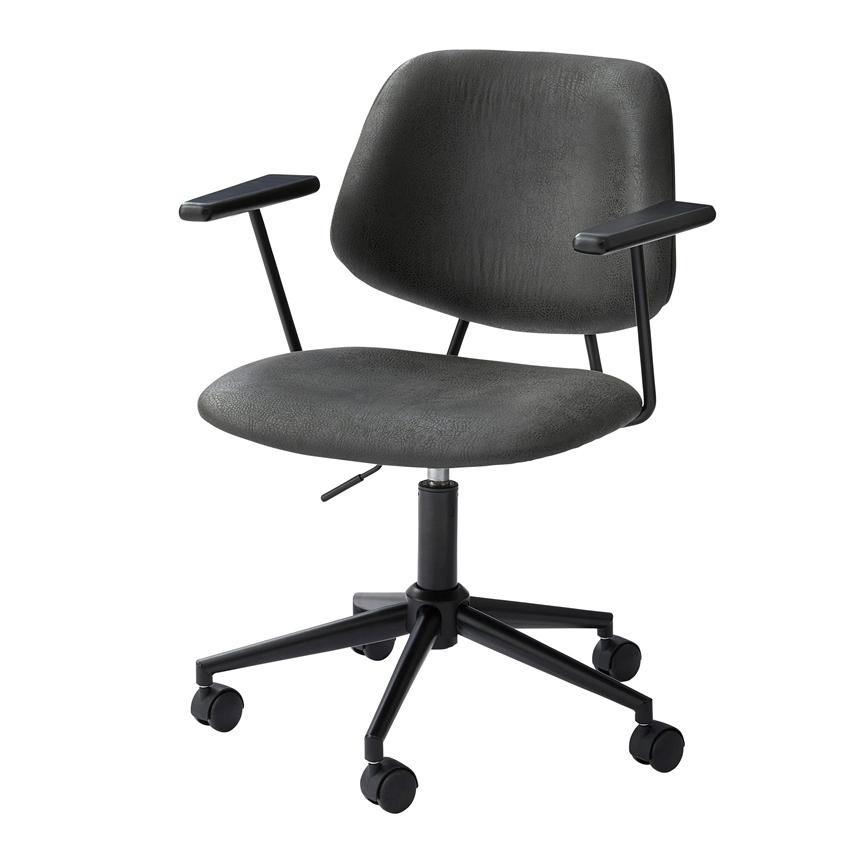 デスクチェア ブラック ワークチェア 肘付き パソコンチェア 椅子 イス 学習椅子 回転式 昇降機能 キャスター付き リモートワーク 高級感 オフィスチェア | 