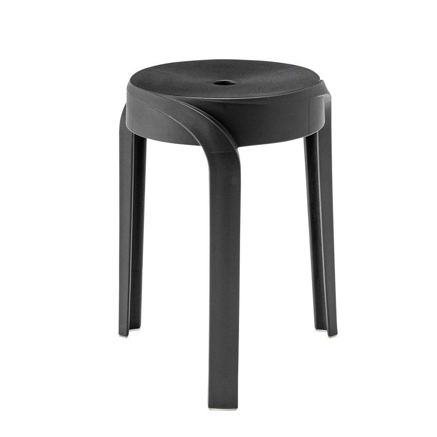 スツール ブラック おしゃれ 玄関 腰掛け椅子 ダイニングスツール ダイニングチェア いす スタッキング 積み重ね 丸椅子 円型 キッチンインテリア | 