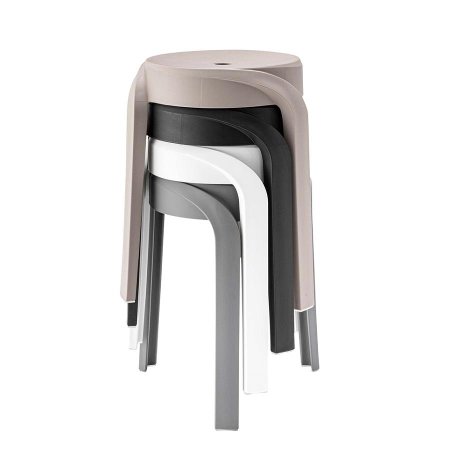 スツール ブラック おしゃれ 玄関 腰掛け椅子 ダイニングスツール ダイニングチェア いす スタッキング 積み重ね 丸椅子 円型 キッチンインテリア |  | 01