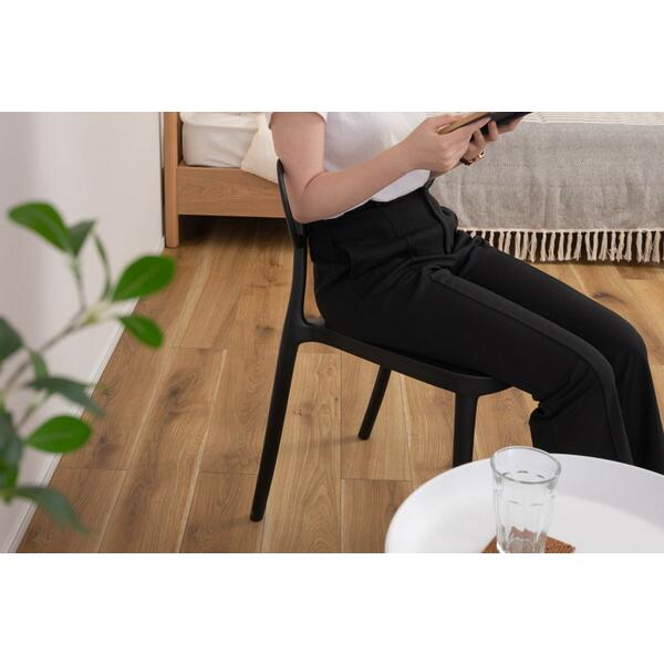 パルネ チェア ブラック おしゃれ ダイニングチェア スタッキング 食卓チェアー リビング カフェ ガーデン 軽量 椅子 いす 完成品 |  | 13