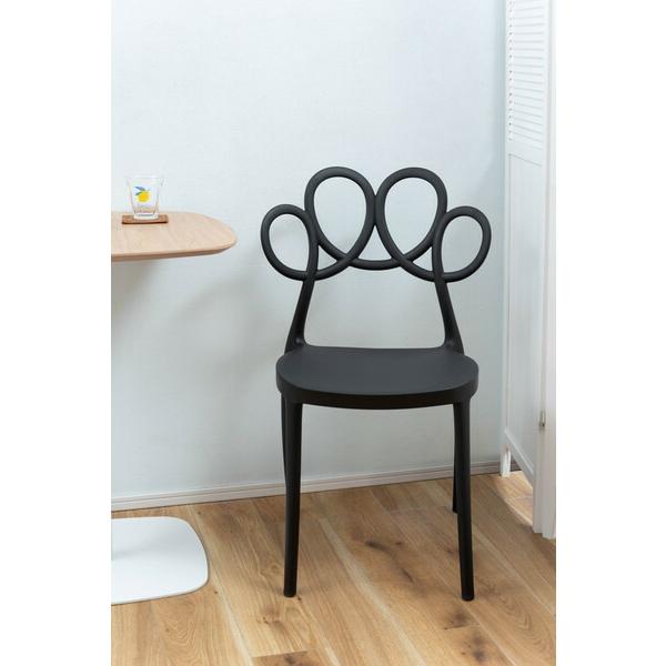 パルネ チェア ブラック おしゃれ ダイニングチェア スタッキング 食卓チェアー リビング カフェ ガーデン 軽量 椅子 いす 完成品 |  | 16