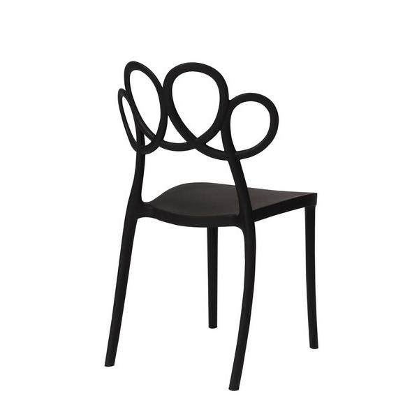 パルネ チェア ブラック おしゃれ ダイニングチェア スタッキング 食卓チェアー リビング カフェ ガーデン 軽量 椅子 いす 完成品 |  | 01