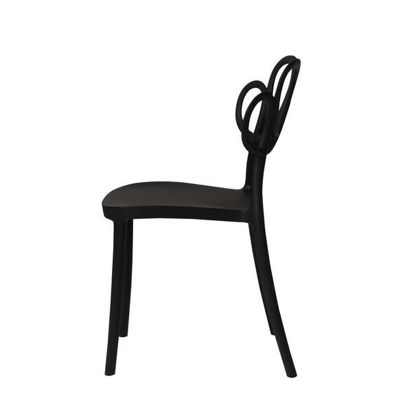 パルネ チェア ブラック おしゃれ ダイニングチェア スタッキング 食卓チェアー リビング カフェ ガーデン 軽量 椅子 いす 完成品 |  | 02