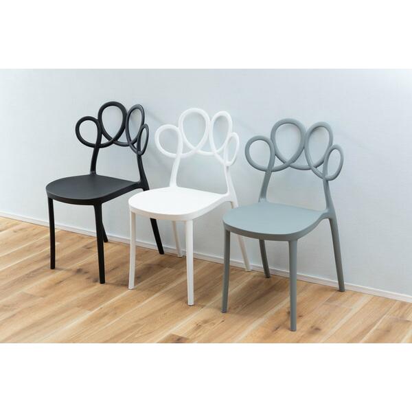 パルネ チェア ホワイト おしゃれ ダイニングチェア スタッキング 食卓チェアー リビング カフェ ガーデン 軽量 椅子 いす 完成品 |  | 11