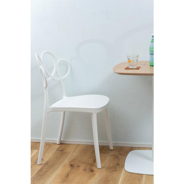 パルネ チェア ホワイト おしゃれ ダイニングチェア スタッキング 食卓チェアー リビング カフェ ガーデン 軽量 椅子 いす 完成品 |  | 14