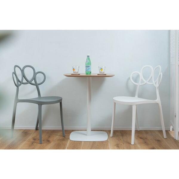 パルネ チェア ホワイト おしゃれ ダイニングチェア スタッキング 食卓チェアー リビング カフェ ガーデン 軽量 椅子 いす 完成品 |  | 17