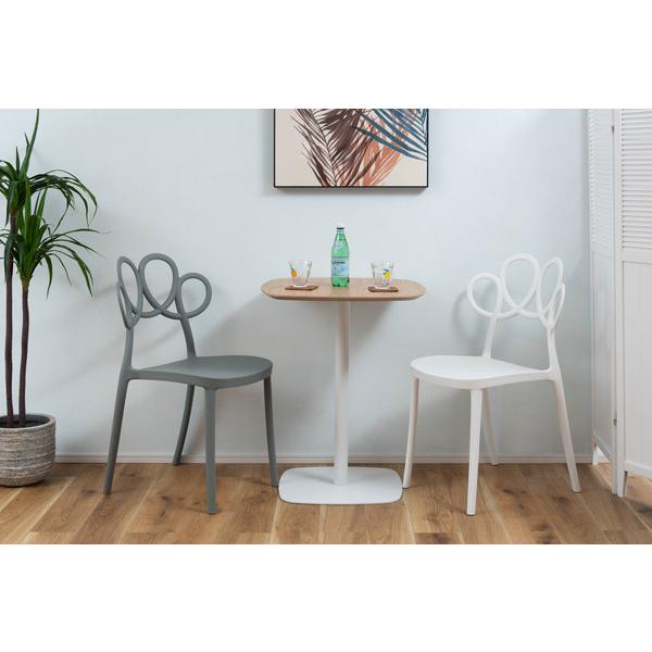 パルネ チェア ホワイト おしゃれ ダイニングチェア スタッキング 食卓チェアー リビング カフェ ガーデン 軽量 椅子 いす 完成品 |  | 20