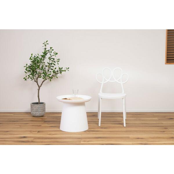 パルネ チェア ホワイト おしゃれ ダイニングチェア スタッキング 食卓チェアー リビング カフェ ガーデン 軽量 椅子 いす 完成品 |  | 04