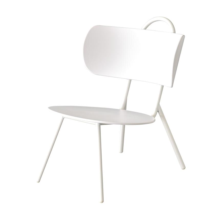 ローチェア ホワイト ダイニングチェア スチール おしゃれ かわいい シンプル いす 椅子 食卓椅子 カフェ 北欧 ミッドセンチュリー モダン 高級感 ワークチェア | 