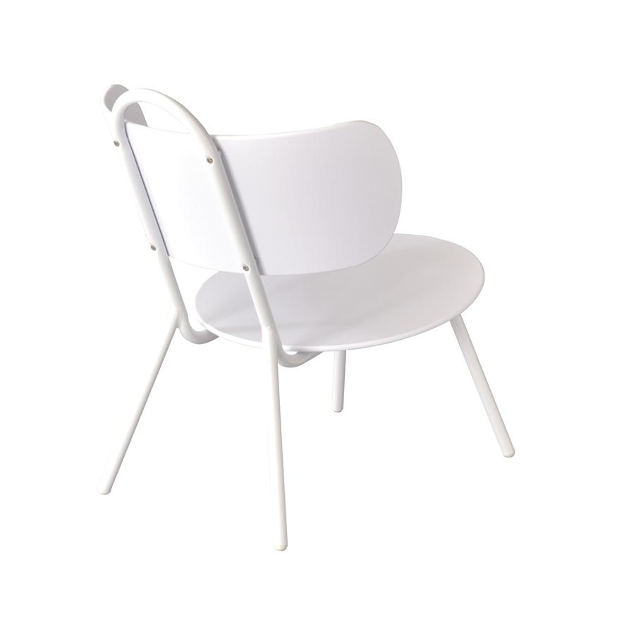 ローチェア ホワイト ダイニングチェア スチール おしゃれ かわいい シンプル いす 椅子 食卓椅子 カフェ 北欧 ミッドセンチュリー モダン 高級感 ワークチェア |  | 01