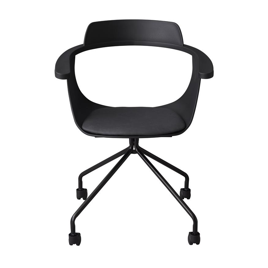 デスクチェア ブラック おしゃれ ワークチェア 肘付き パソコンチェア 椅子 イス 学習椅子 キャスター付き 在宅勤務 リモートワーク 高級感 オフィスチェア |  | 02