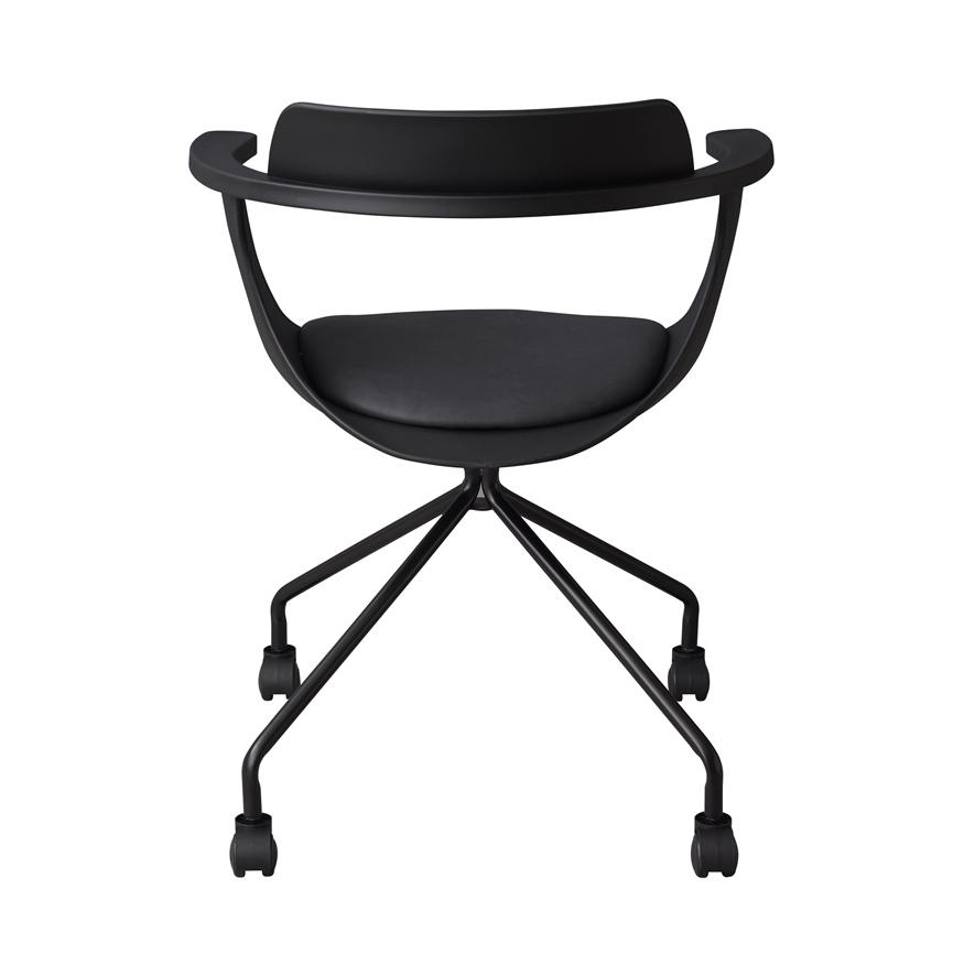 デスクチェア ブラック おしゃれ ワークチェア 肘付き パソコンチェア 椅子 イス 学習椅子 キャスター付き 在宅勤務 リモートワーク 高級感 オフィスチェア |  | 04