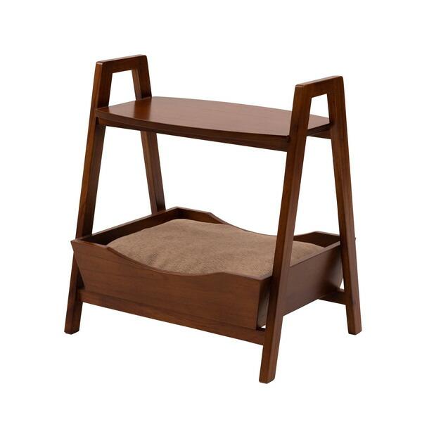 ペット サイドテーブル ナイトテーブル ミニテーブル 木製  ペットベッド 犬 猫 おしゃれ 飾り棚 | 