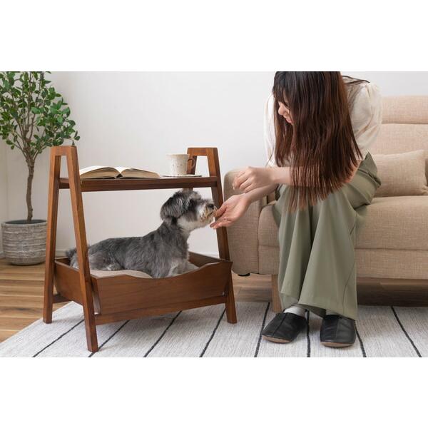 ペット サイドテーブル ナイトテーブル ミニテーブル 木製  ペットベッド 犬 猫 おしゃれ 飾り棚 |  | 14