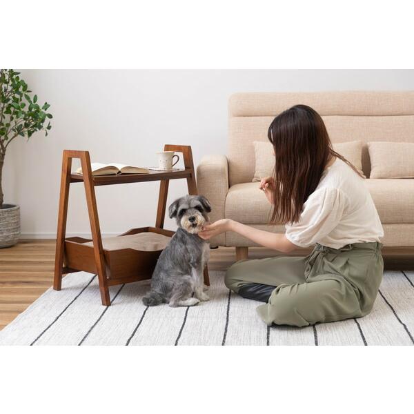 ペット サイドテーブル ナイトテーブル ミニテーブル 木製  ペットベッド 犬 猫 おしゃれ 飾り棚 |  | 16