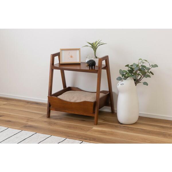 ペット サイドテーブル ナイトテーブル ミニテーブル 木製  ペットベッド 犬 猫 おしゃれ 飾り棚 |  | 17