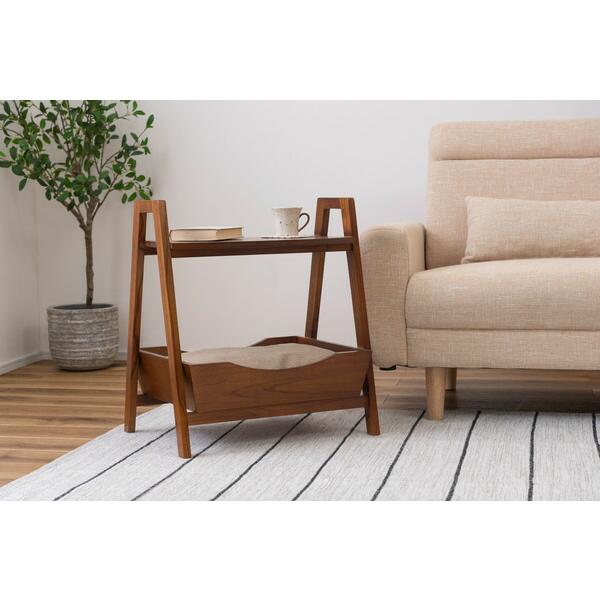 ペット サイドテーブル ナイトテーブル ミニテーブル 木製  ペットベッド 犬 猫 おしゃれ 飾り棚 |  | 05