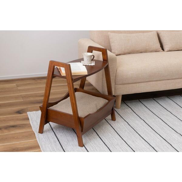 ペット サイドテーブル ナイトテーブル ミニテーブル 木製  ペットベッド 犬 猫 おしゃれ 飾り棚 |  | 06