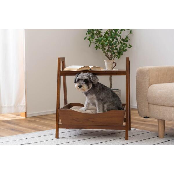 ペット サイドテーブル ナイトテーブル ミニテーブル 木製  ペットベッド 犬 猫 おしゃれ 飾り棚 |  | 08