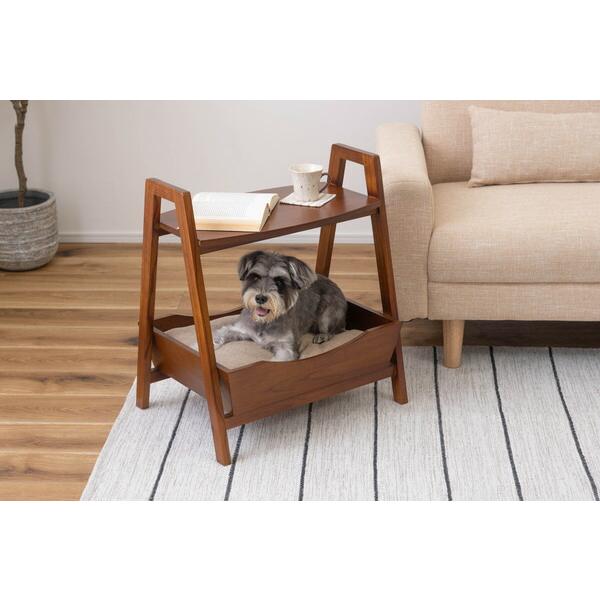 ペット サイドテーブル ナイトテーブル ミニテーブル 木製  ペットベッド 犬 猫 おしゃれ 飾り棚 |  | 09