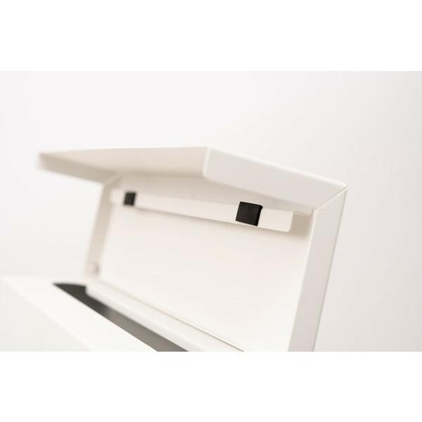 ポスト 郵便受け 壁掛け 壁付け 鍵付き シンプル コンパクト 北欧 メールボックス 玄関 郵便ポスト スチール ホワイト |  | 13