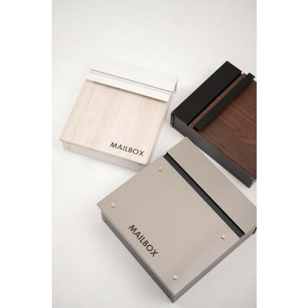 ポスト 郵便受け 壁掛け 壁付け 鍵付き シンプル コンパクト 北欧 メールボックス 玄関 郵便ポスト スチール ホワイト |  | 05