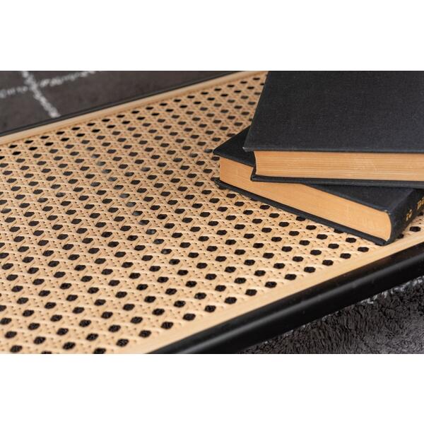 リビングテーブル ブラック センターテーブル ローテーブル ラタン風 棚付き おしゃれ モダン 北欧 幅100cm ひとり暮らし 作業台 在宅ワーク |  | 17