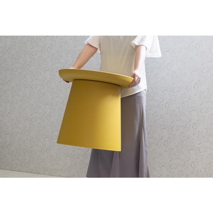 ラウンドテーブル S サイドテーブル イエロー かわいい ナイトテーブル ミニテーブル ソファーテーブル コンパクト スリム おしゃれ シンプル 丸 円型 |  | 02