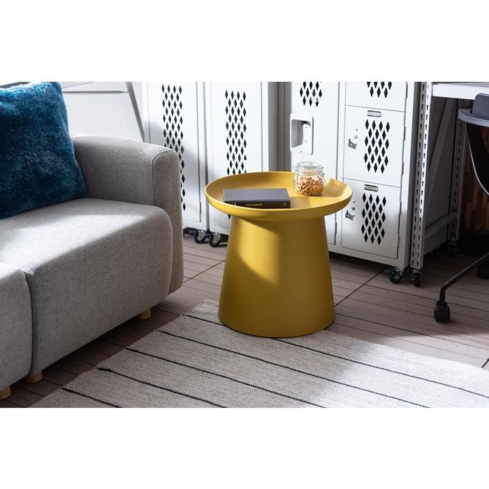 ラウンドテーブル S サイドテーブル イエロー かわいい ナイトテーブル ミニテーブル ソファーテーブル コンパクト スリム おしゃれ シンプル 丸 円型 |  | 03
