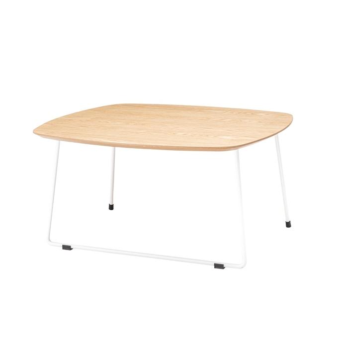 テーブル ホワイト ソファーテーブル リビングテーブル センターテーブル ローテーブル 80cm ミッドセンチュリー スタイリッシュ 高級感 ワークデスク |  | 01