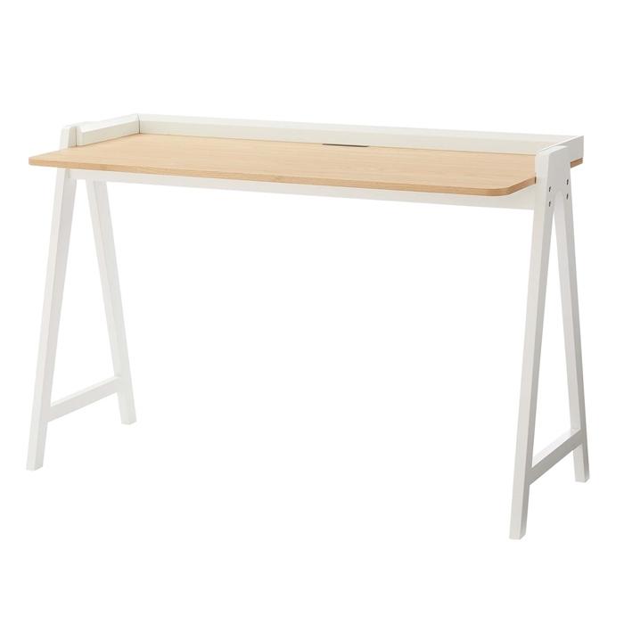 デスク ホワイト パソコンデスク おしゃれ 木製 ワークデスク 書斎机 勉強机 在宅勤務 リモートワーク オフィス 大人 学習机 リビング 学習デスク 作業台 作業机 | 