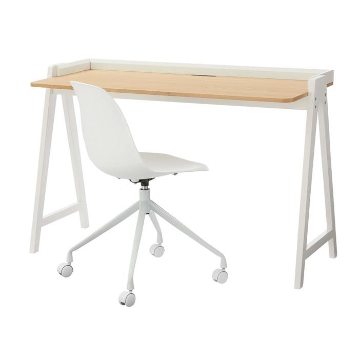 デスク ホワイト パソコンデスク おしゃれ 木製 ワークデスク 書斎机 勉強机 在宅勤務 リモートワーク オフィス 大人 学習机 リビング 学習デスク 作業台 作業机 |  | 04