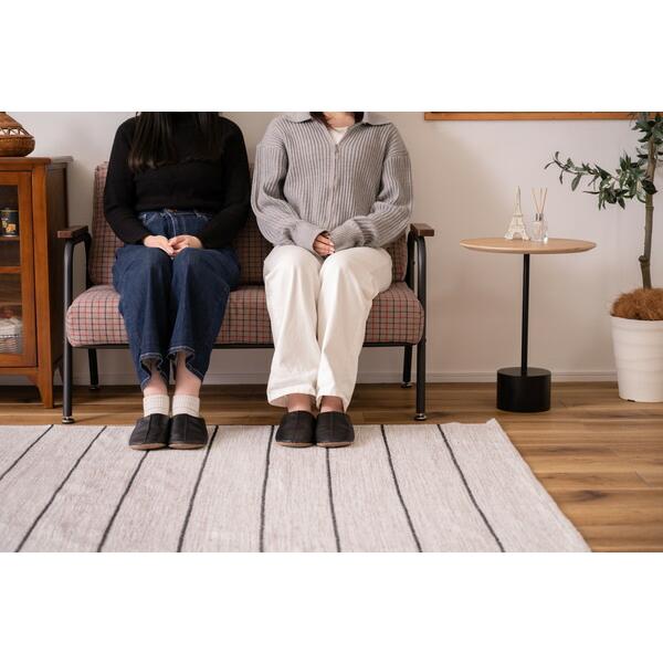 ソファ 2人掛け チェック ポケットコイル コンパクト おしゃれ かわいい カフェ リビング 椅子 いす 肘掛け スチール グレー |  | 12