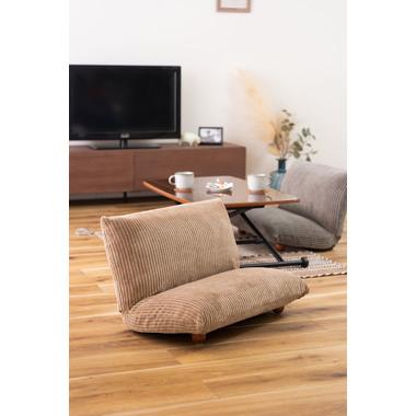 ワイドカックンリクライナー フロアチェア 2人掛け 座椅子 リクライニングチェア フロアソファ 折りたたみ おしゃれ かわいい 座いす リビングチェア |  | 12