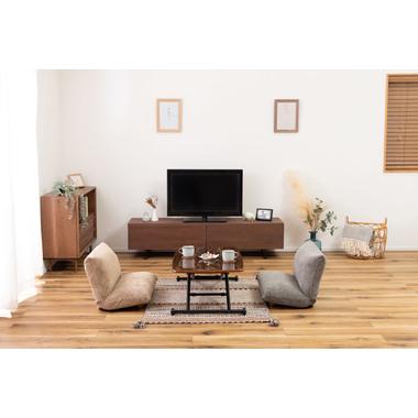 ワイドカックンリクライナー フロアチェア 2人掛け 座椅子 リクライニングチェア フロアソファ 折りたたみ おしゃれ かわいい 座いす リビングチェア |  | 07