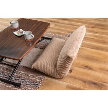 ワイドカックンリクライナー フロアチェア 2人掛け 座椅子 リクライニングチェア フロアソファ 折りたたみ おしゃれ かわいい 座いす リビングチェア |  | 09