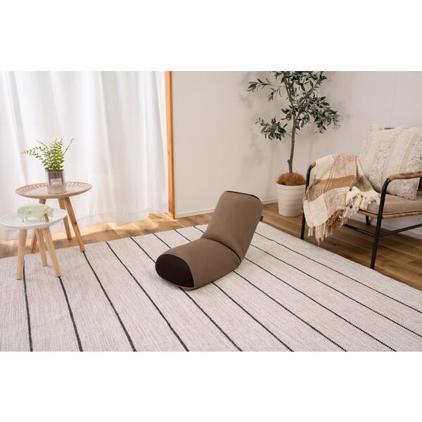 ルースンポールチェア おしゃれ かわいい ストレッチ 座椅子 フロアチェア 一人掛け リビング ブラウン |  | 11