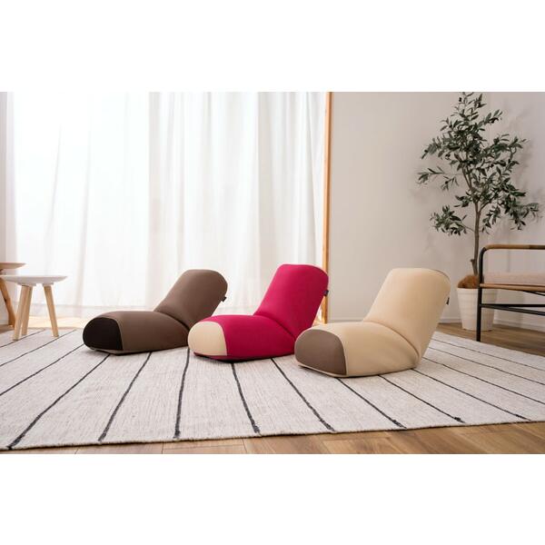 ルースンポールチェア おしゃれ かわいい ストレッチ 座椅子 フロアチェア 一人掛け リビング ブラウン |  | 07