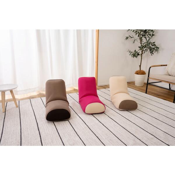 ルースンポールチェア おしゃれ かわいい ストレッチ 座椅子 フロアチェア 一人掛け リビング ブラウン |  | 08