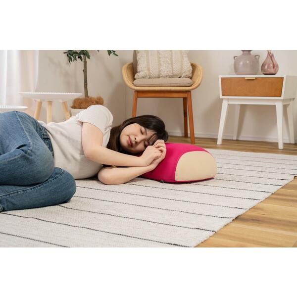 ルースンポールチェア おしゃれ かわいい ストレッチ 座椅子 フロアチェア 一人掛け リビング ピンク |  | 17
