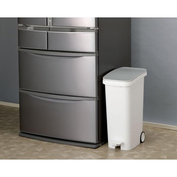 スムース ペダル ダストボックス 31L キャスター付き ふた付き フタ付き ごみ箱 ゴミ箱 トラッシュカン トラッシュボックス キッチン ミスト |  | 02