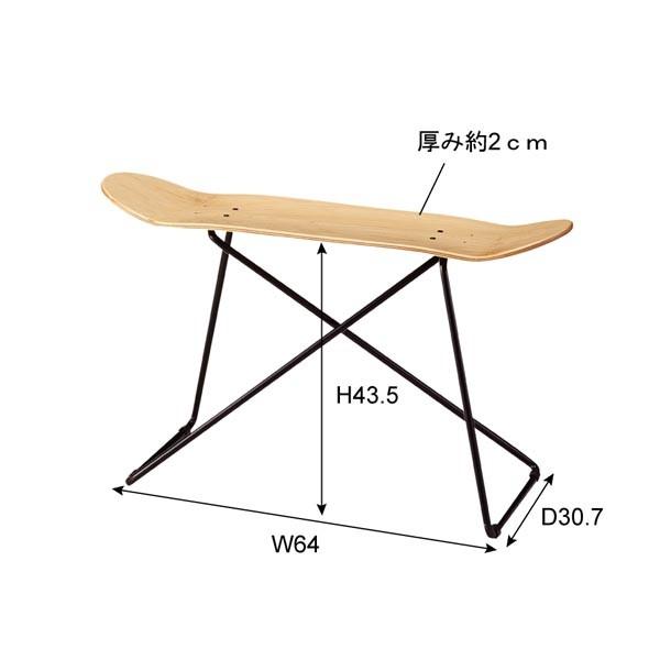 スケートボードスツール 腰掛け スチール 椅子 オットマン 玄関 キッチン 台所 リビング 北欧 インテリア |  | 05