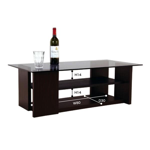 センターテーブル 幅100cm ガラステーブル 収納棚付き ローテーブル リビングテーブル コーヒーテーブル ブルックリン |  | 01