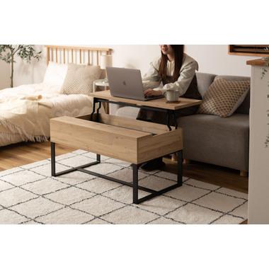 2WAY テーブル パソコンデスク ローテーブル  センターテーブル リビング 机 作業台 ソファーテーブル おしゃれ 収納付き 在宅ワーク リモートワーク |  | 15