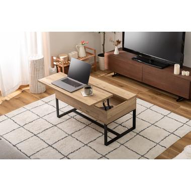 2WAY テーブル パソコンデスク ローテーブル  センターテーブル リビング 机 作業台 ソファーテーブル おしゃれ 収納付き 在宅ワーク リモートワーク |  | 06