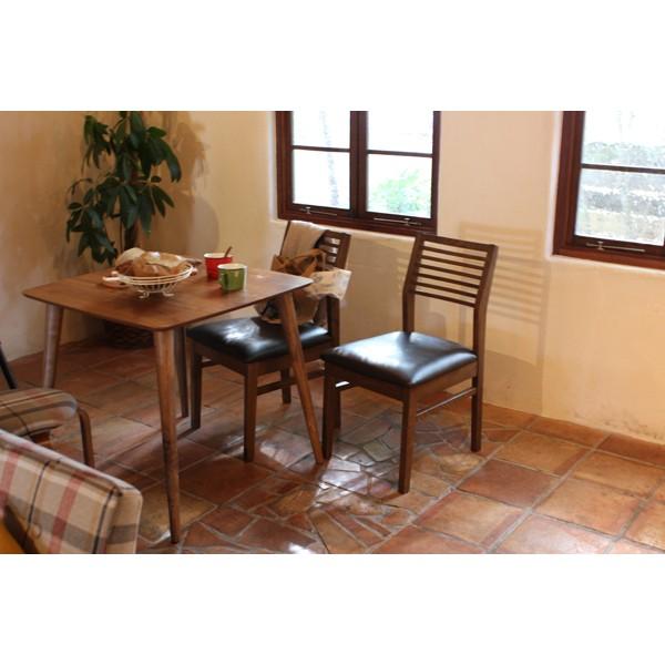 ダイニングテーブル 単品 幅75cm 2人掛け 木製 木目 北欧 ダイニング テーブル 机 つくえ 食卓机 作業台 食卓テーブル リビングテーブル |  | 02